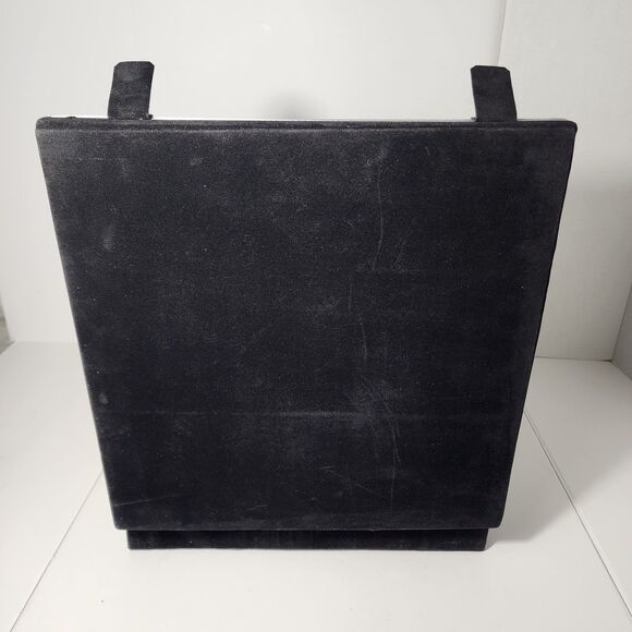 12" Marble Chess Board & Velvet Storage Box Black & White Premium Quality Gift - Picture 5 of 5